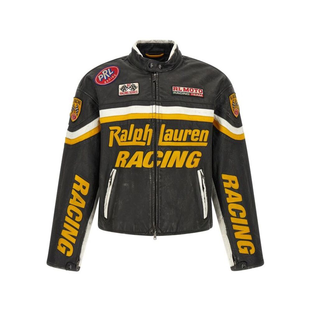 Polo Ralph Lauren Black Cowhide Leather Men's Jacket